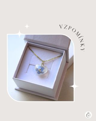 Tohle srdíčko není jen ze zlata. Je z lásky, která nezmizela. Na památku maminky, která už tu není – a přesto je pořád...